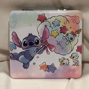 Disney Lilo & Stitch Stitch Cotton Candy Compact Mirror Pocket Makeup Mirror NEW